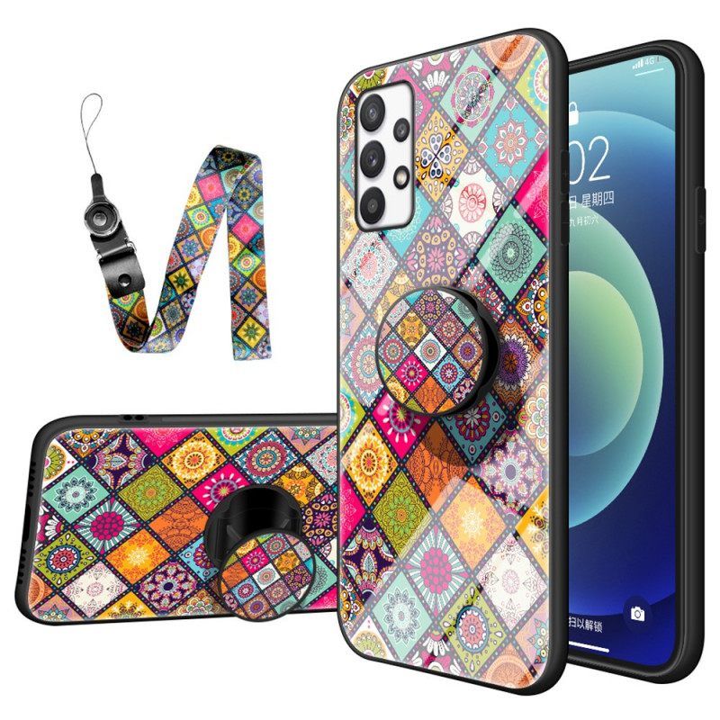 θηκη κινητου Samsung Galaxy A53 5G Μαγνητική Θήκη Patchwork